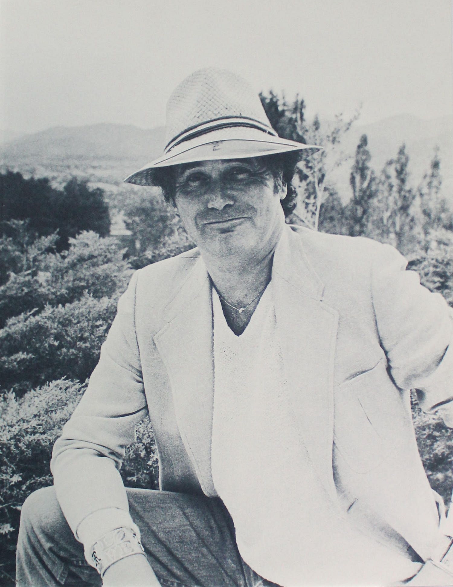 Robert Indiana | Robert Indiana - Portrait with Panama Hat (1997 ...