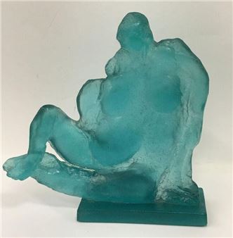 Daum Jean Pierre Demarchi Art Glass Sculpture - Jean Pierre Demarchi