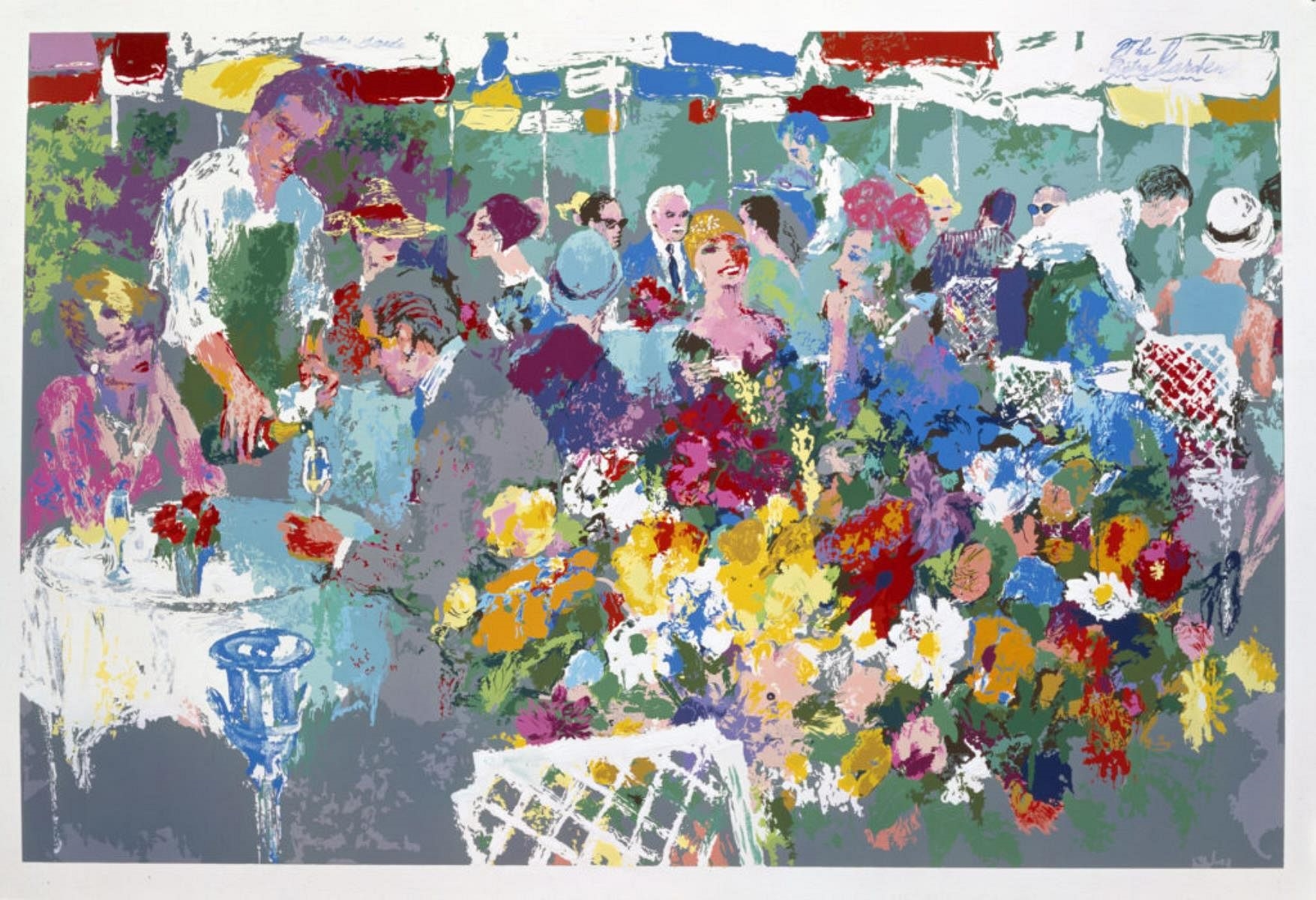 LeRoy Neiman | LeRoy Neiman - Bistro Garden | MutualArt