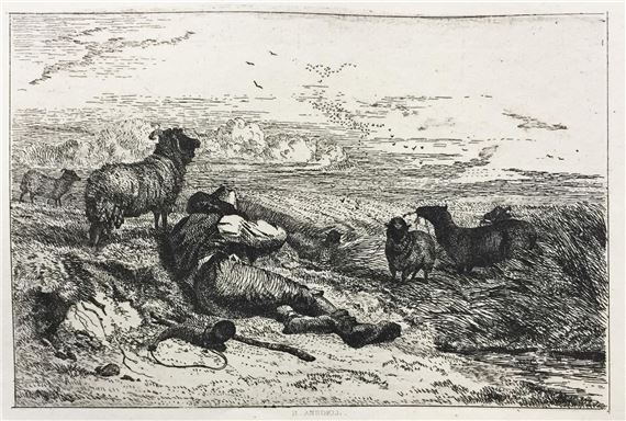 Richard Ansdell | Richard Ansdell - Sleepest or Wakest Thou (1868 ...