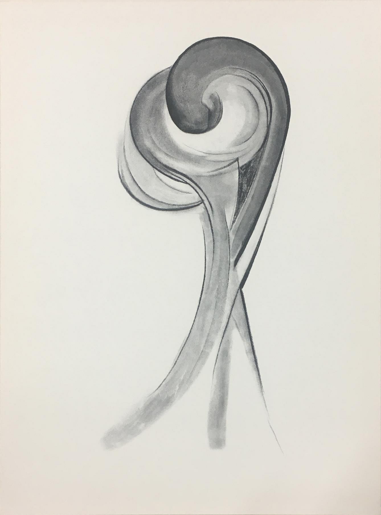 Artwork by Georgia O'Keeffe, Georgia O'Keefe - Drawing No. 12, Made of offset lithograph on rives bfk paper