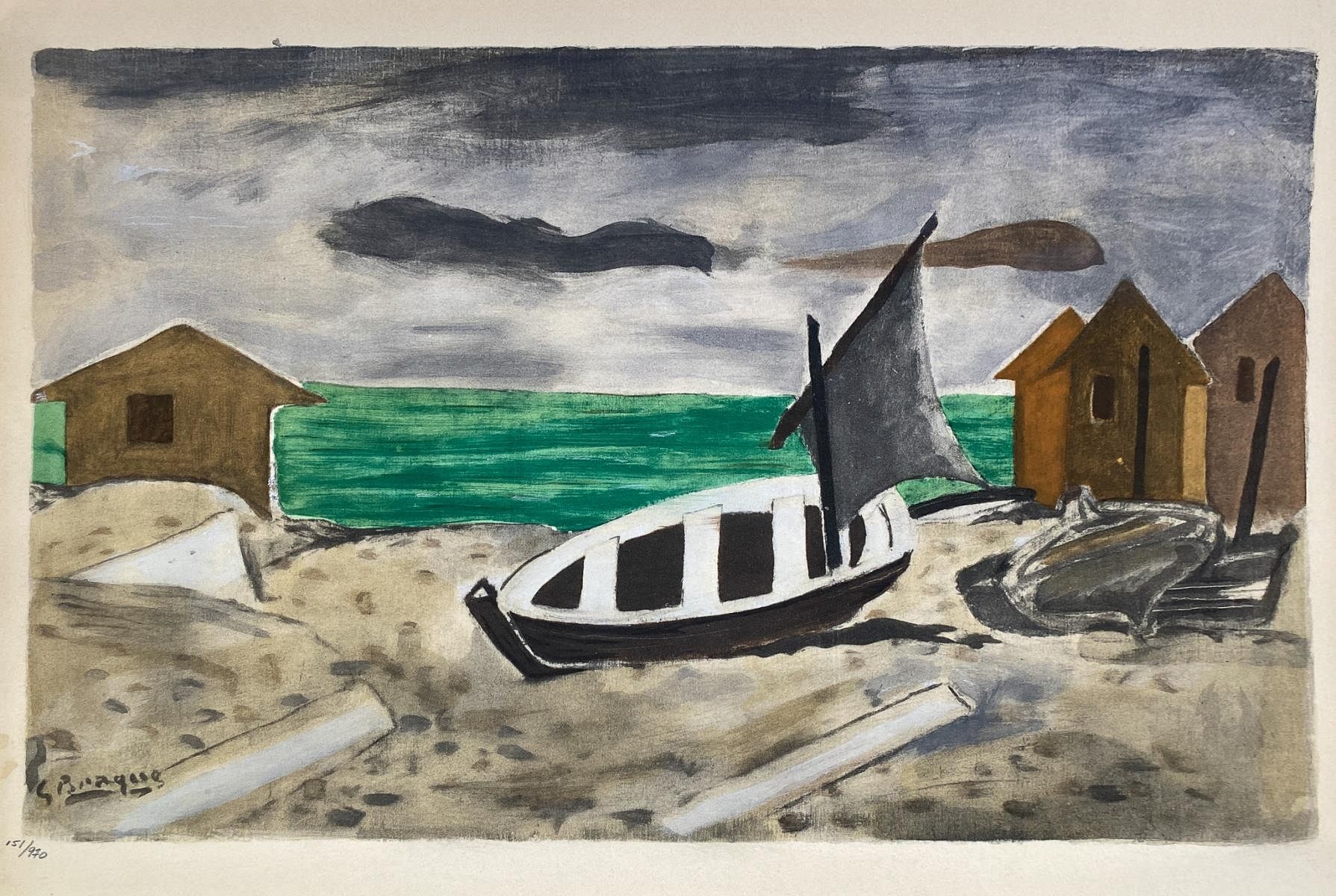 Georges Braque | Georges Braque (After) - A Varengeville (1959) | MutualArt