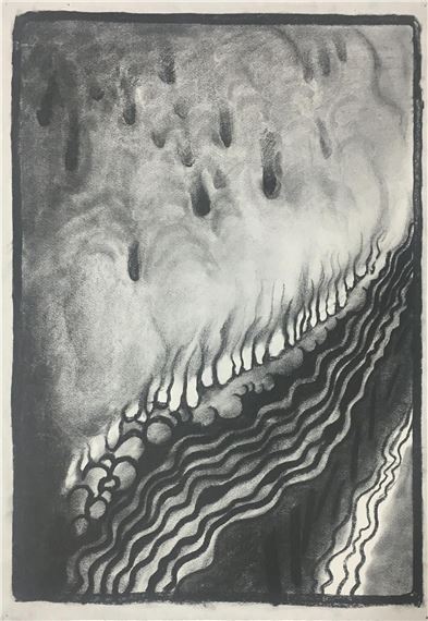 Georgia O'Keefe - Drawing No. 9 by Georgia O'Keeffe, 1968