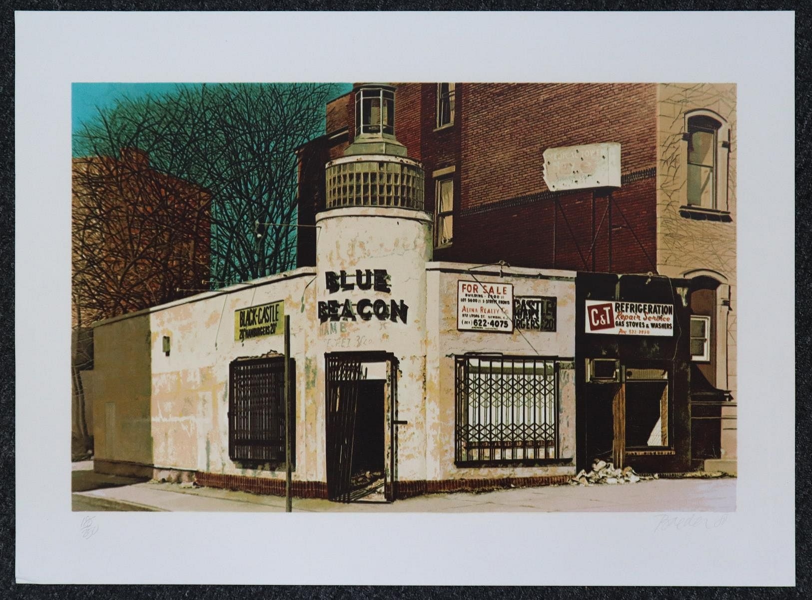 John Baeder | John Baeder - Blue Beacon (1980) | MutualArt