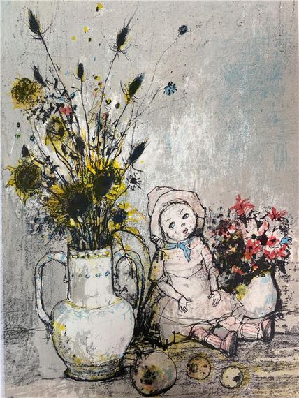 Jean Jansem | Jean Jansem - Sunflowers | MutualArt