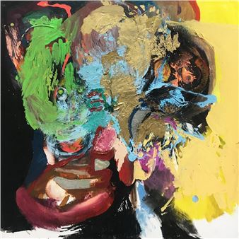 Dean Gay - Green and Gold Composition - Dean Gay