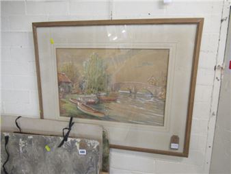 WATERCOLOUR BY C A MORRIS - C. A. Morris