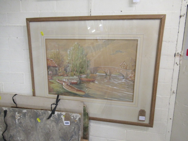 Artwork by C. A. Morris, WATERCOLOUR BY C A MORRIS, Made of WATERCOLOUR