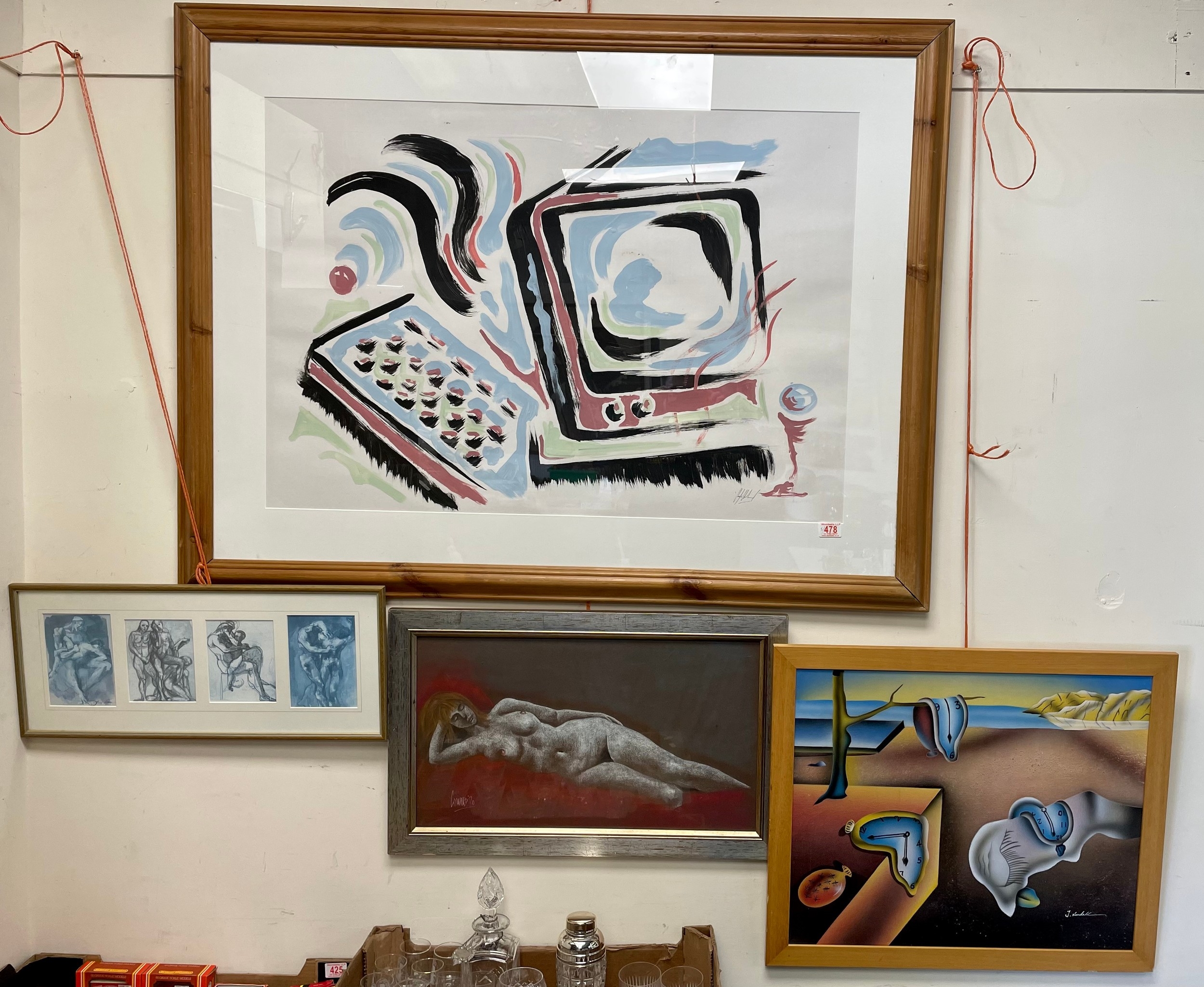 Artwork by J Kendall, A group of misc pictures and prints to inc J Kendall, Made of prints