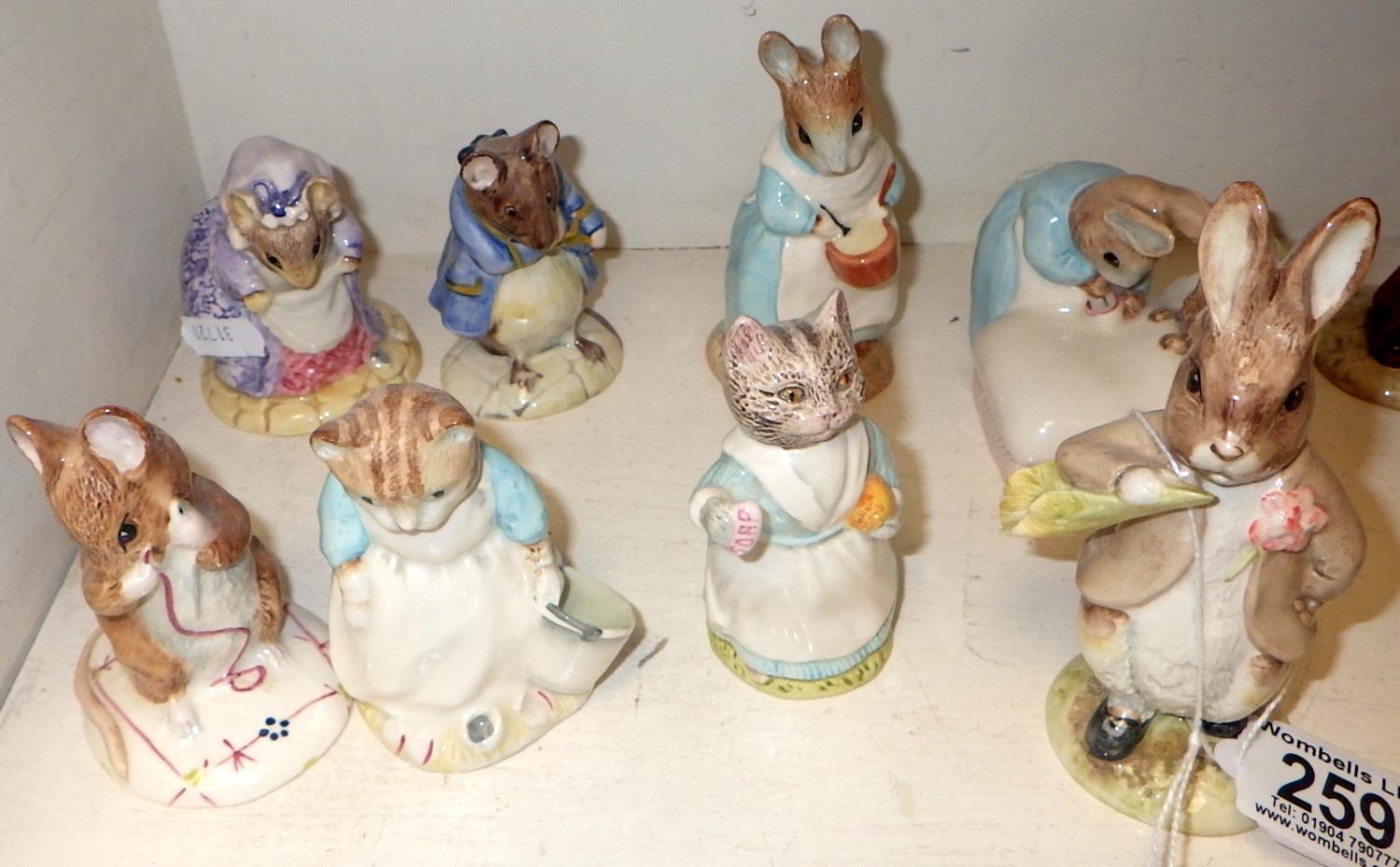 Beatrix Potter | A group of 14 Royal Albert Beatrix Potter figures ...