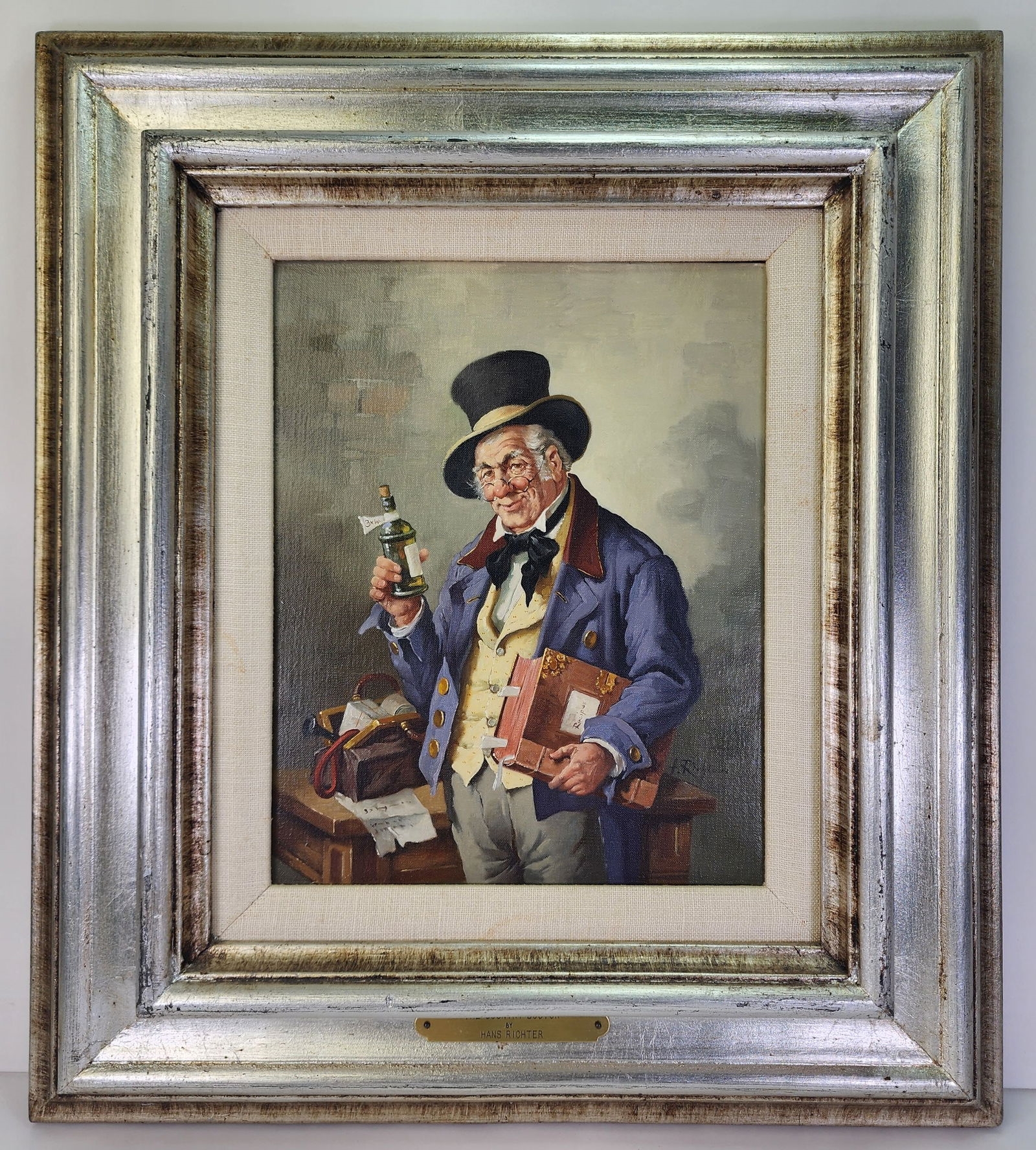 Hans Rudolf Richter | Oil on Canvas Portrait Painting The Country ...