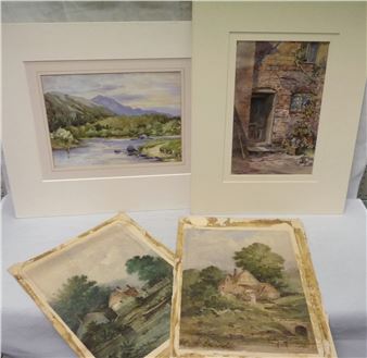 A cottage door - Rose Hake