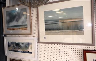 Two Peter Barton oil paintings together with an Esther Cohen - Esther Cohen