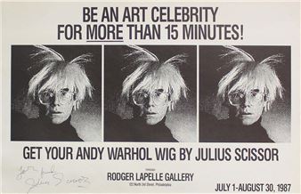 Julius Scissor - Andy Warhol Wig - Julius Scissor