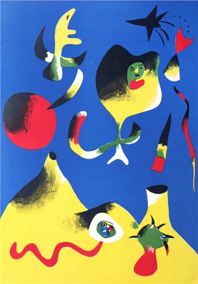 Joan Miró | Joan Miro - 1938 Rare L (1938) | MutualArt