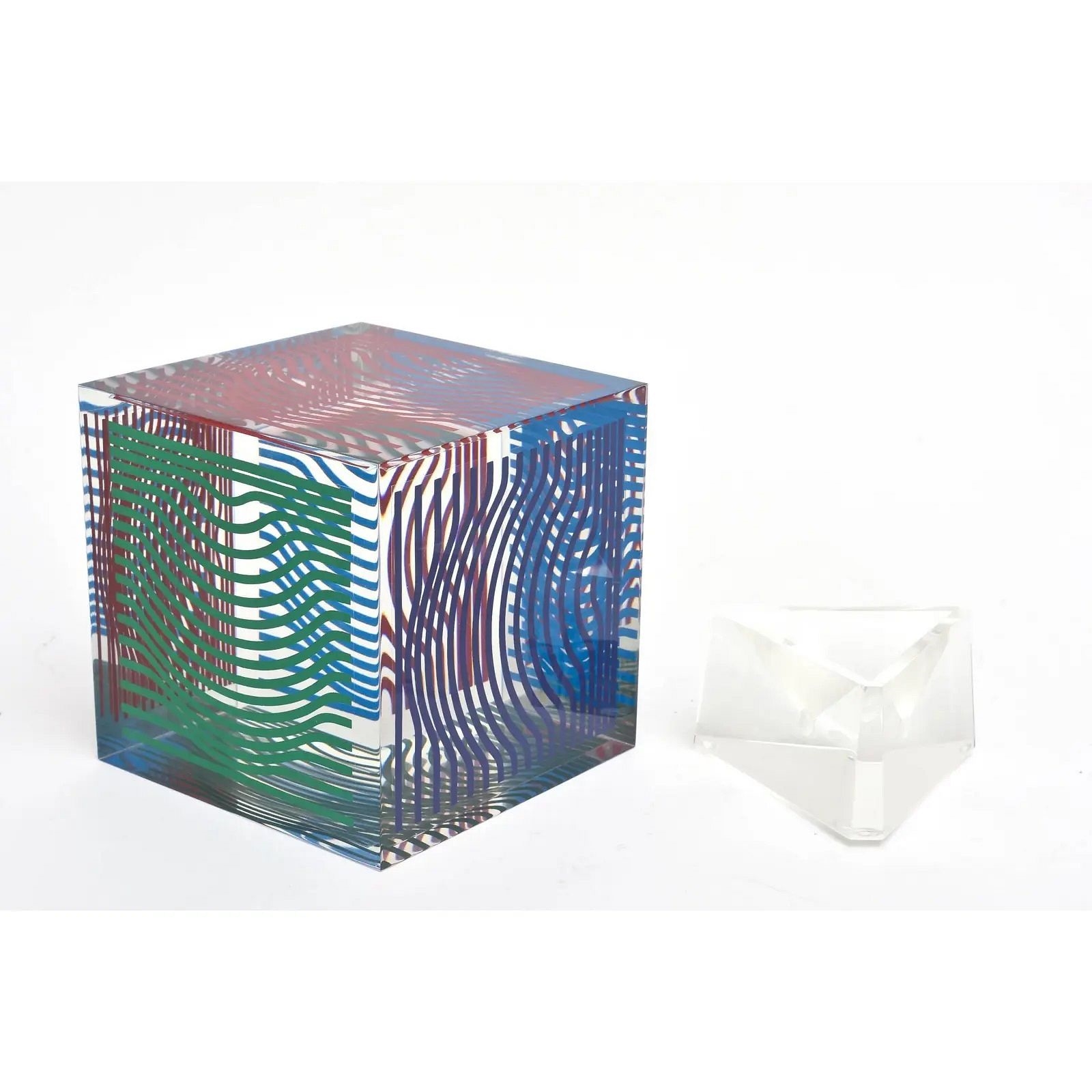 Victor Vasarely | Victor Vasarely - Cube (Circa 1970s) | MutualArt