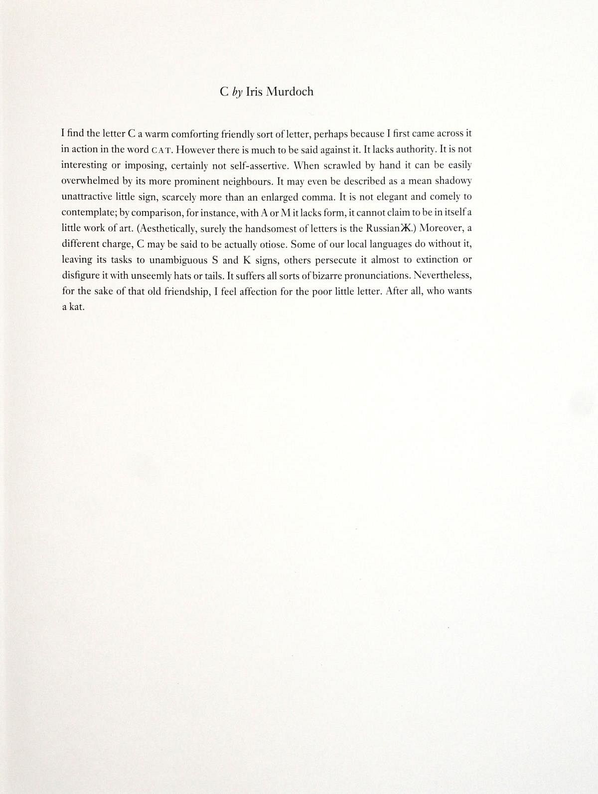 David Hockney | David Hockney - Letter C from Hockney | MutualArt