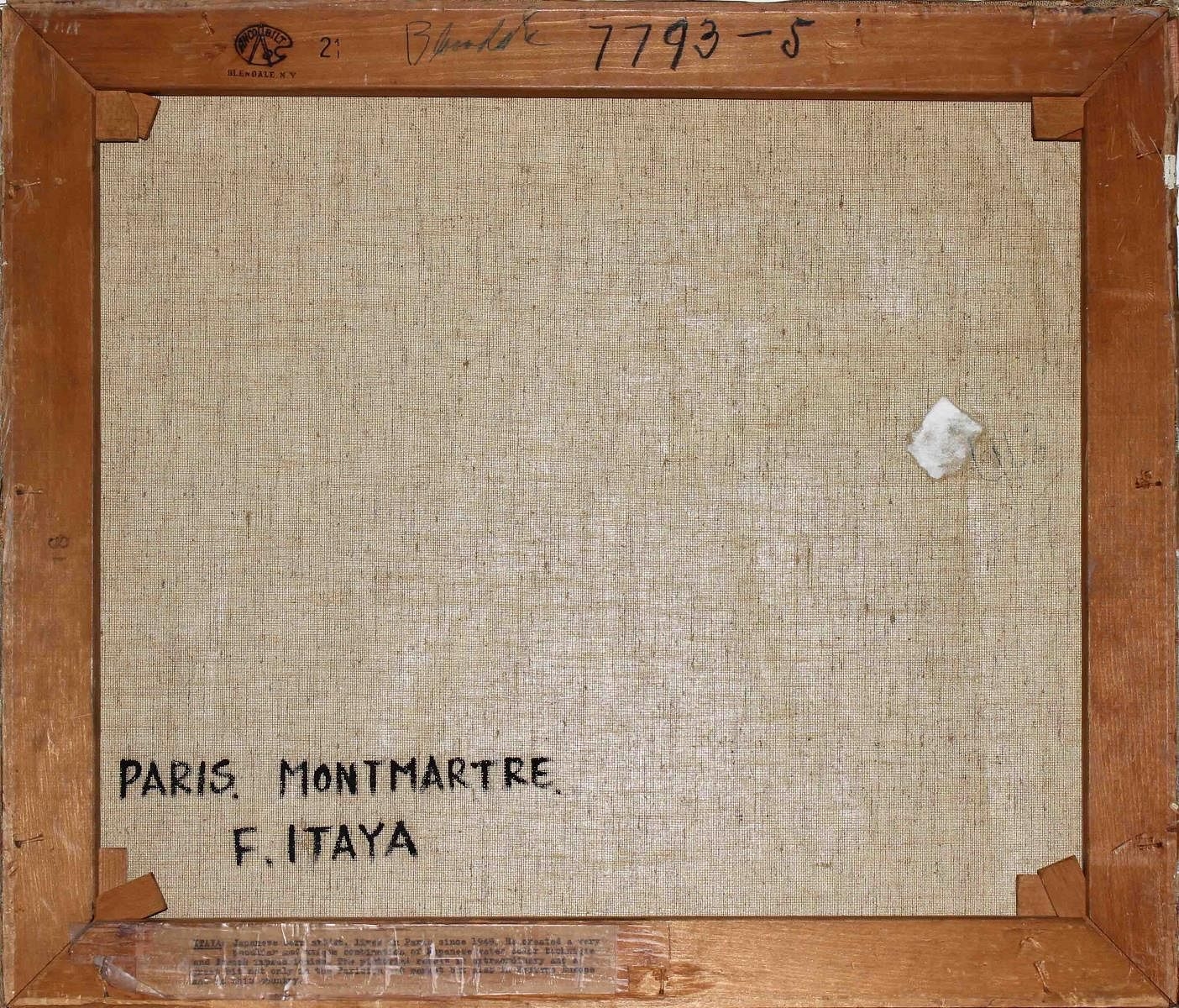 Foussa Itaya | Foussa Itaya - Paris Montmartre (1958) | MutualArt