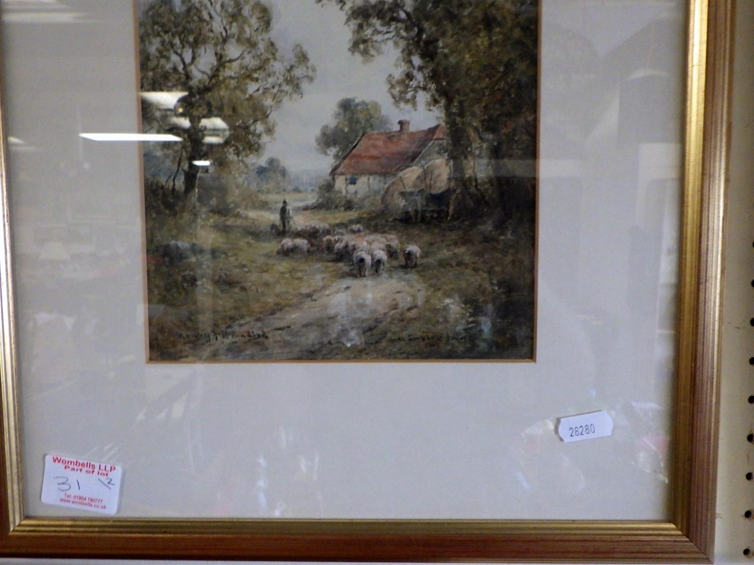 Artwork by Kinnaird, Henry J Kinnaird, Made of watercolour A pair of