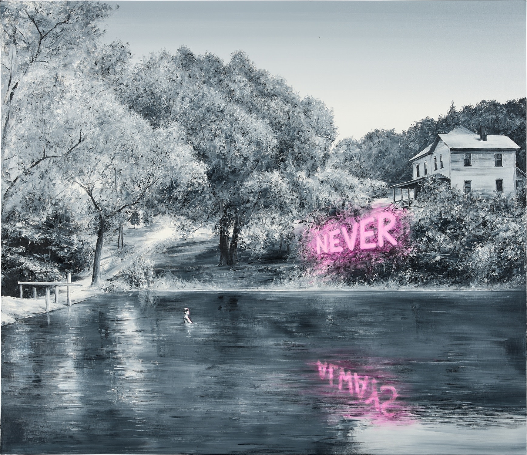 Artwork by Paco Pomet, Awakening, Made of oil on canvas