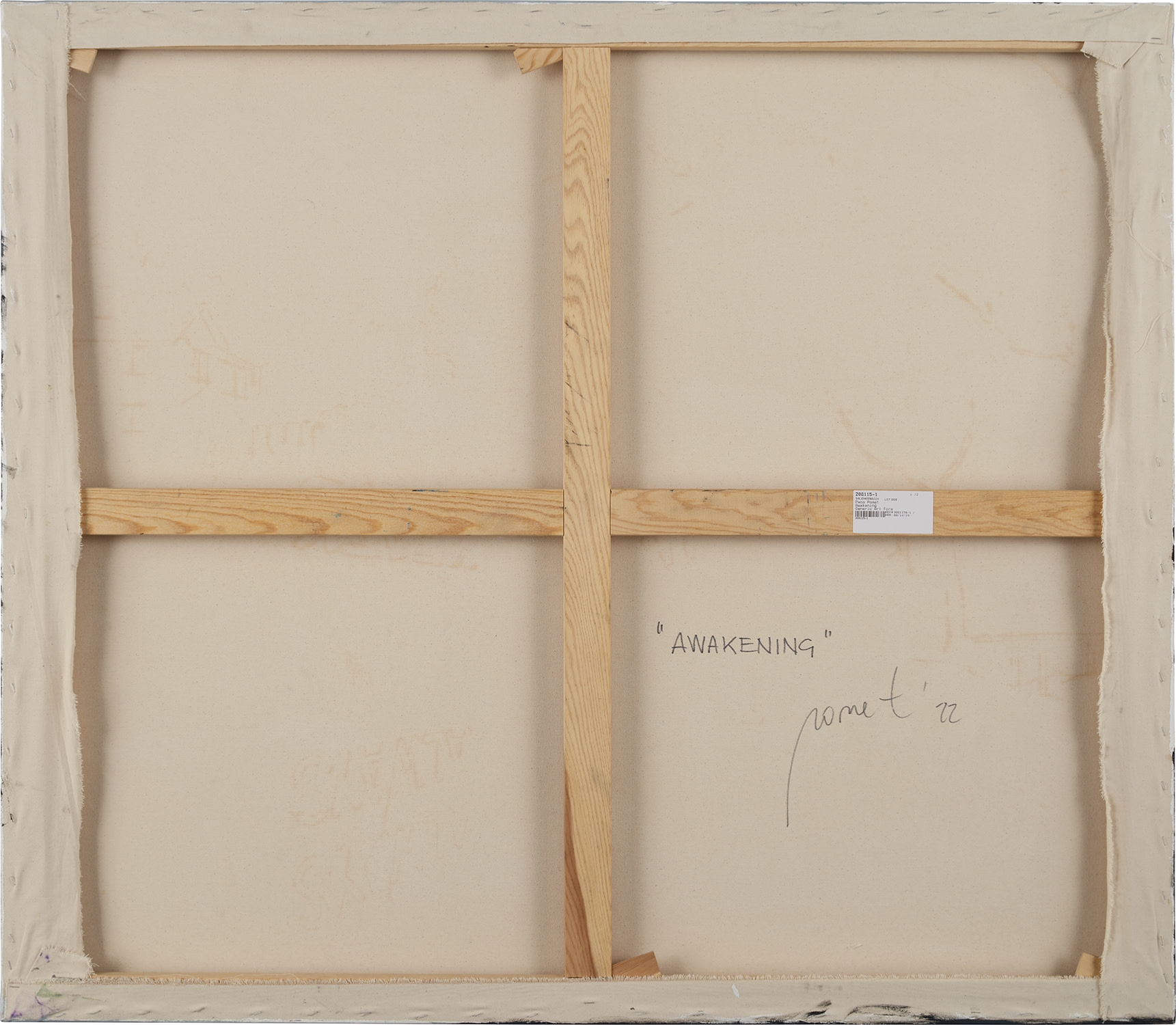 Artwork by Paco Pomet, Awakening, Made of oil on canvas