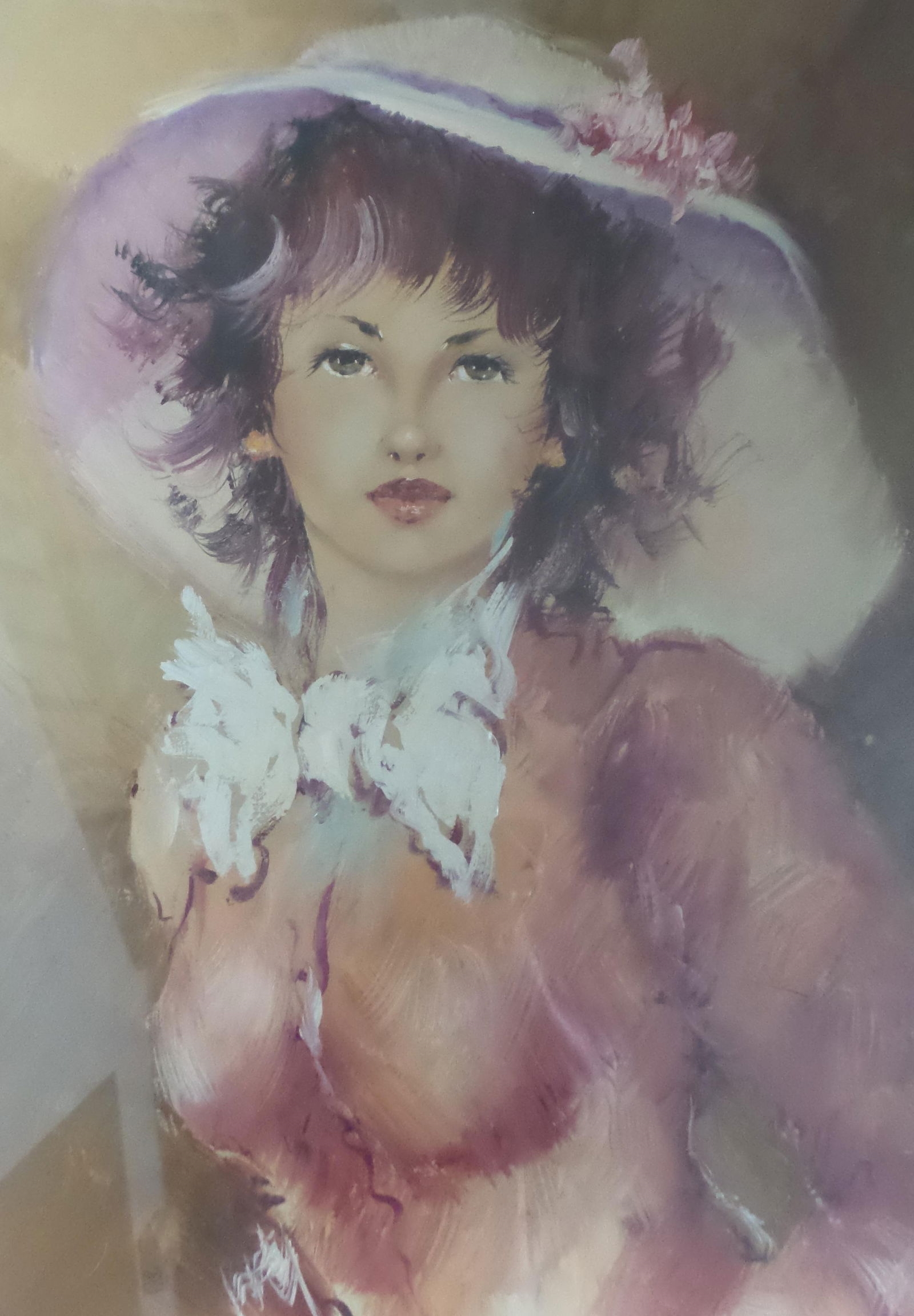 Giuseppe Muscio | Vintage 1983 GIUSEPPE MUSCIO Oil on Board Painting ...