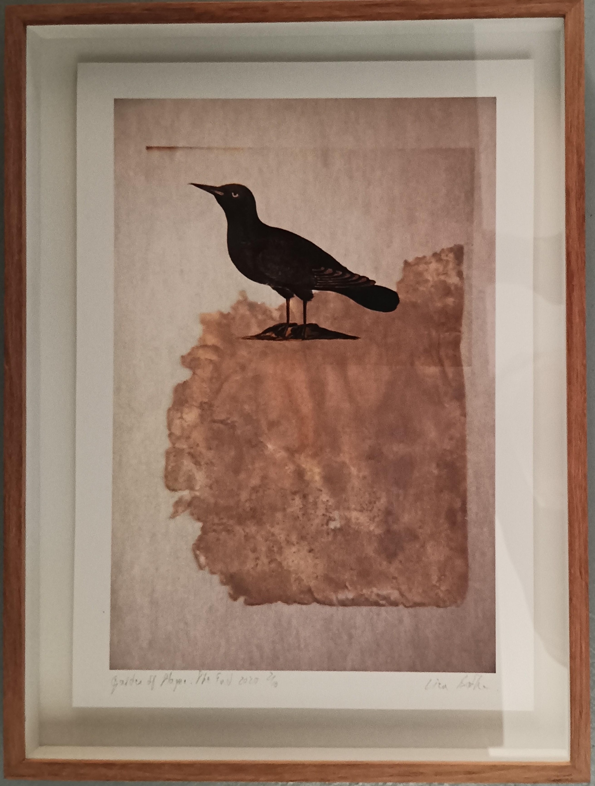 Artwork by Lien Botha, THE END (2020), Made of lightbox/photographic construction, printed on cotton