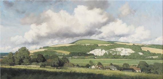 Oliver Ommanney – ‘Amberley Chalk Pits from Bury Hill by Oliver Ommanney, 20th century