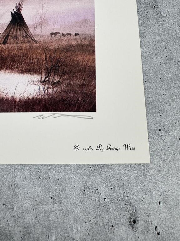 George Wise | George Wise Teton Camp Print | MutualArt