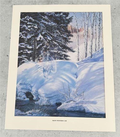 Julie Kramer Cole Many Winters I Am Print by Julie Kramer