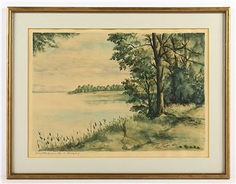 Am Seeufer bei Feldafing - Ernst Meurer