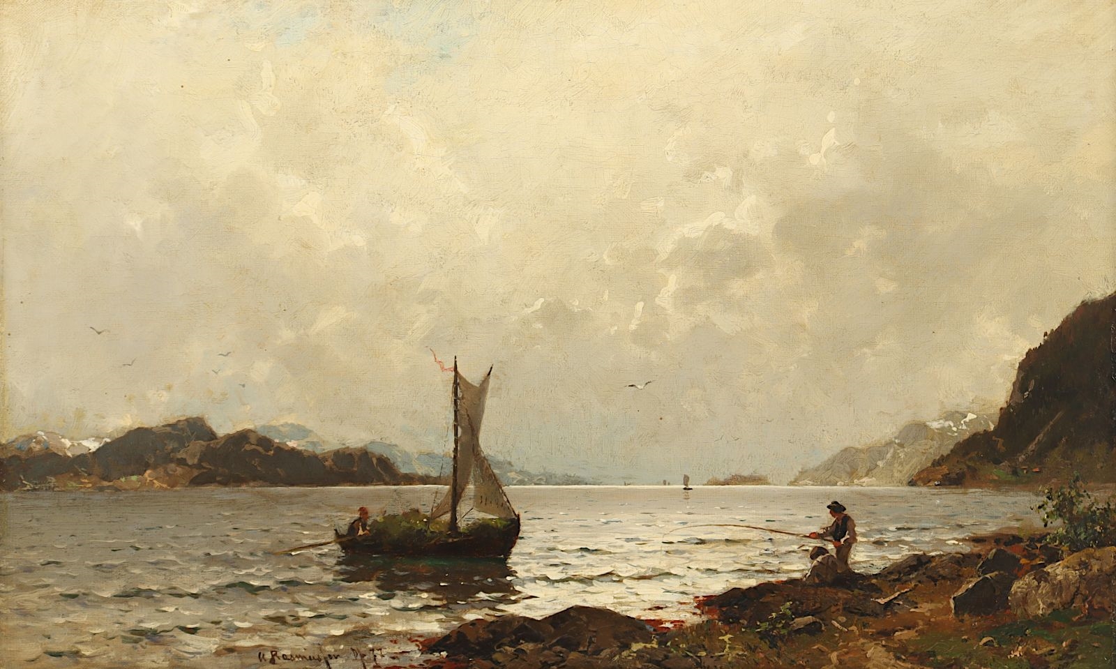 Georg Anton Rasmussen | Fjordlandschaft | MutualArt