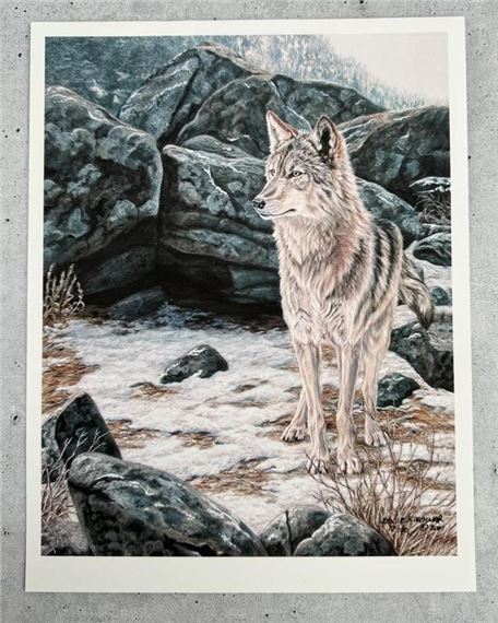 Leslie Kirchner On Alert Print - Leslie Kirchner