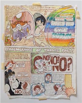 Original Hand Painted Illustration BJORN ROBINSON RYE- Signed - Bjorn Rye