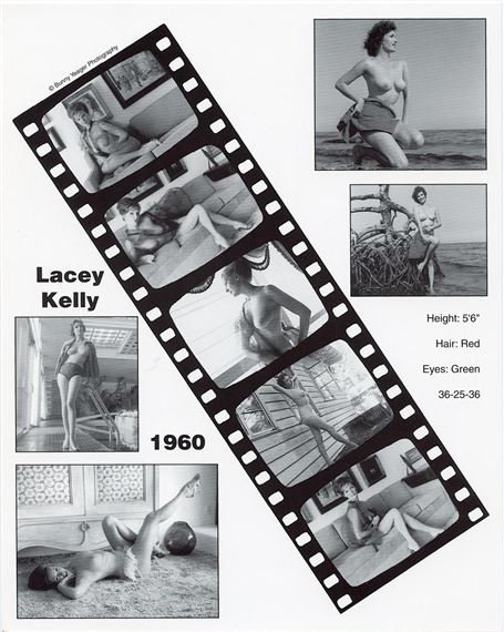Vintage Original BUNNY YEAGER Pin-Up Litho Archives LACEY KELLY