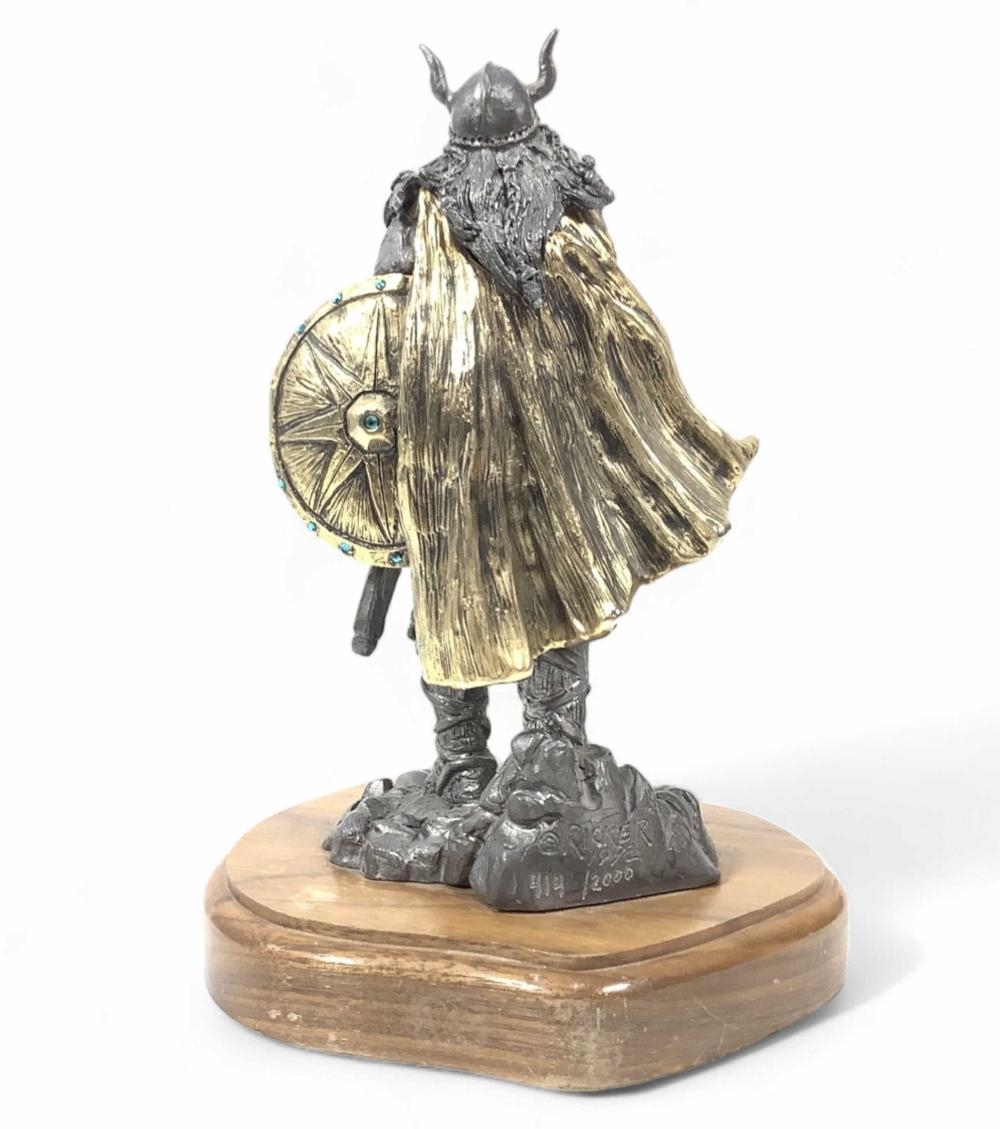 Michael Ricker | Michael Ricker Earle Pewter Viking Figure | MutualArt