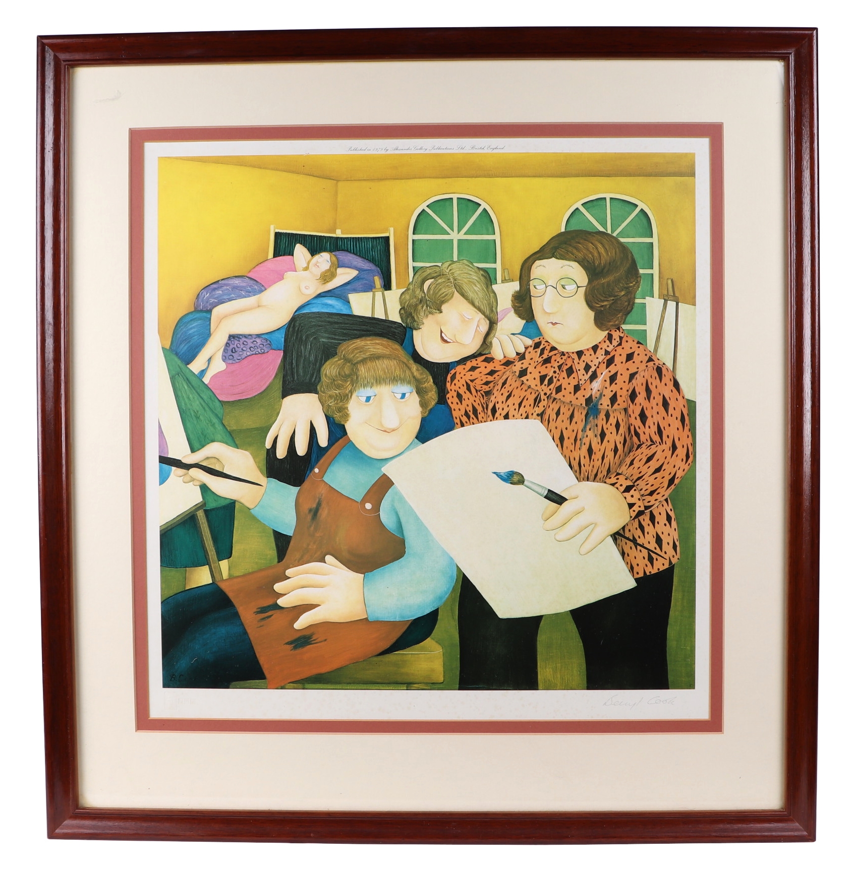 Beryl Cook | A Beryl Cook artist proof lithograph print - Art Class ...