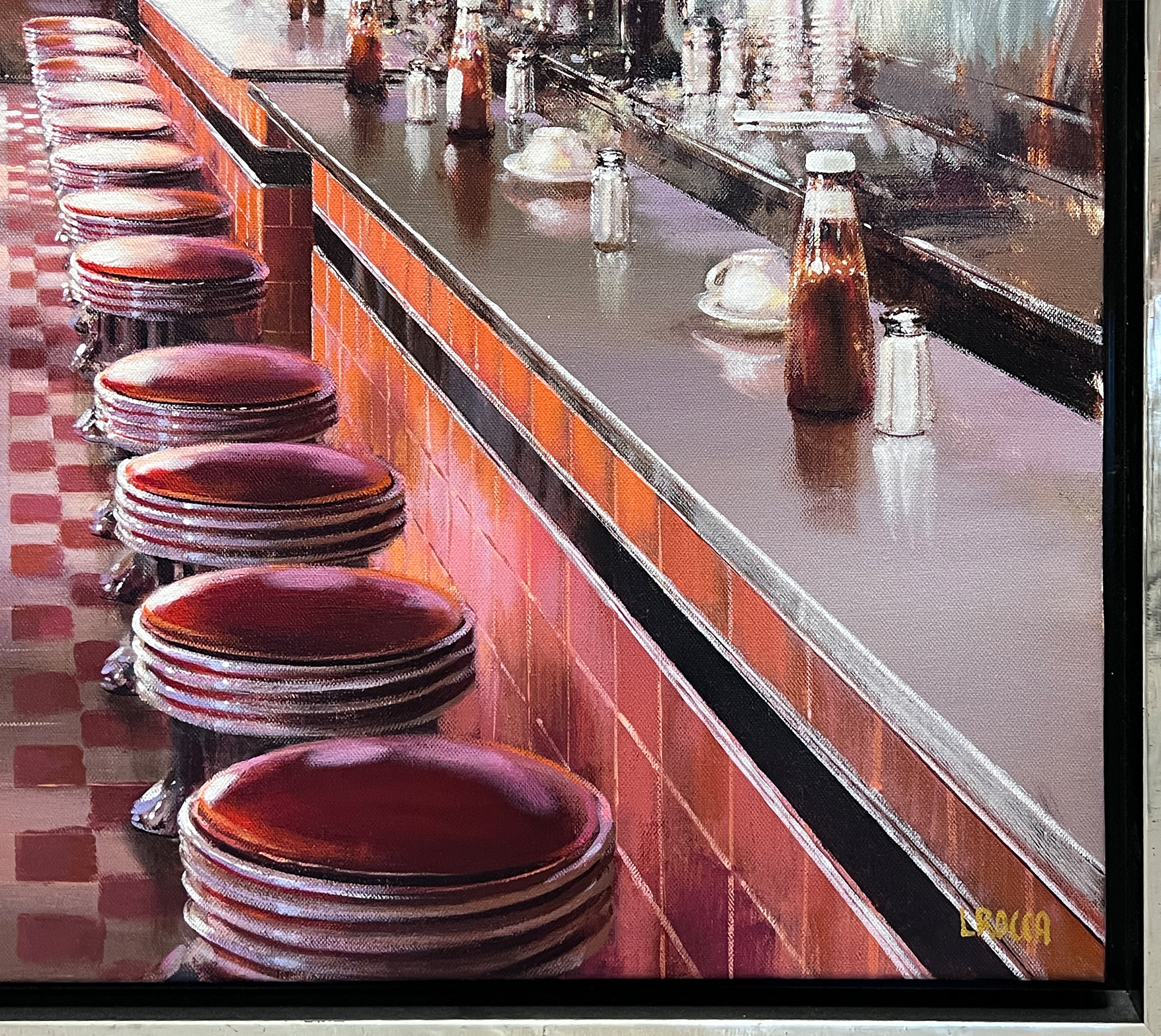 Luigi Rocca | Jeff's Diner Before Breakfast (2013) | MutualArt