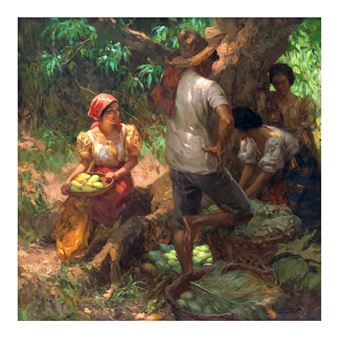 Under the Mango Tree - Fernando Amorsolo