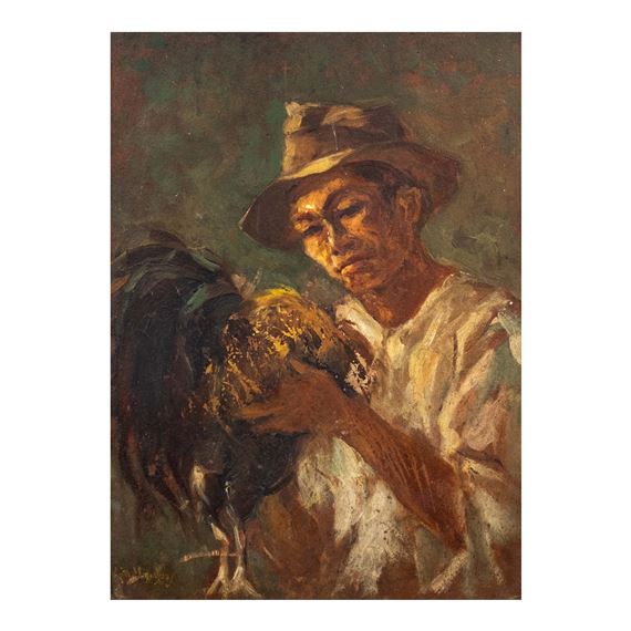 Sabungero by Anita Magsaysay-Ho, circa 1945