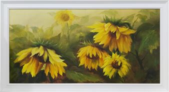 Sunflowers field - Nikolay Mamontov