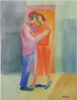 Dancing couple - Gaston Relens