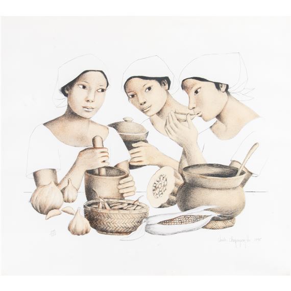 Untitled (Three Women Cooking