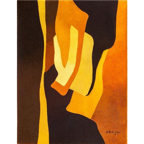 Untitled (Abstraction by Hernando Ocampo, dated '78
