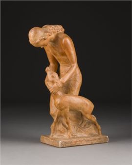 FRAU MIT REHKITZ - Daniel Hauenstein