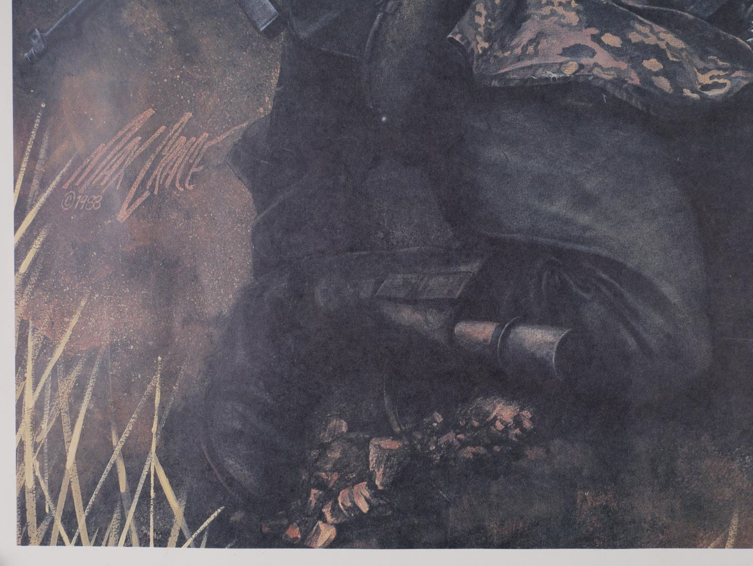 Max Crace | THIRD REICH WAFFEN-SS SNIPER MAX CRACE ART PRINT (1944 ...