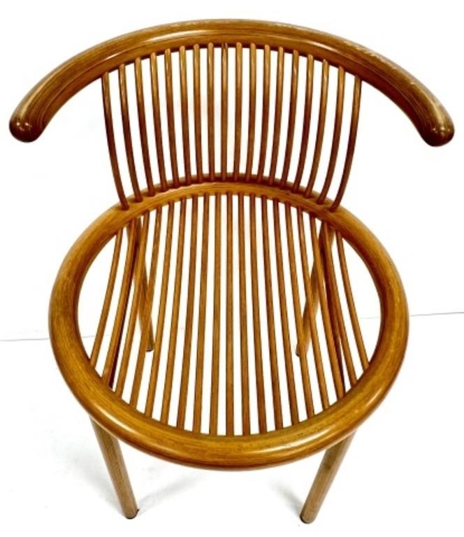 Artwork by Helmut Lubke, 4 Helmut Lubke Mid Century Dinning Chairs, Made of photo