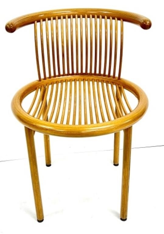 Artwork by Helmut Lubke, 4 Helmut Lubke Mid Century Dinning Chairs, Made of photo