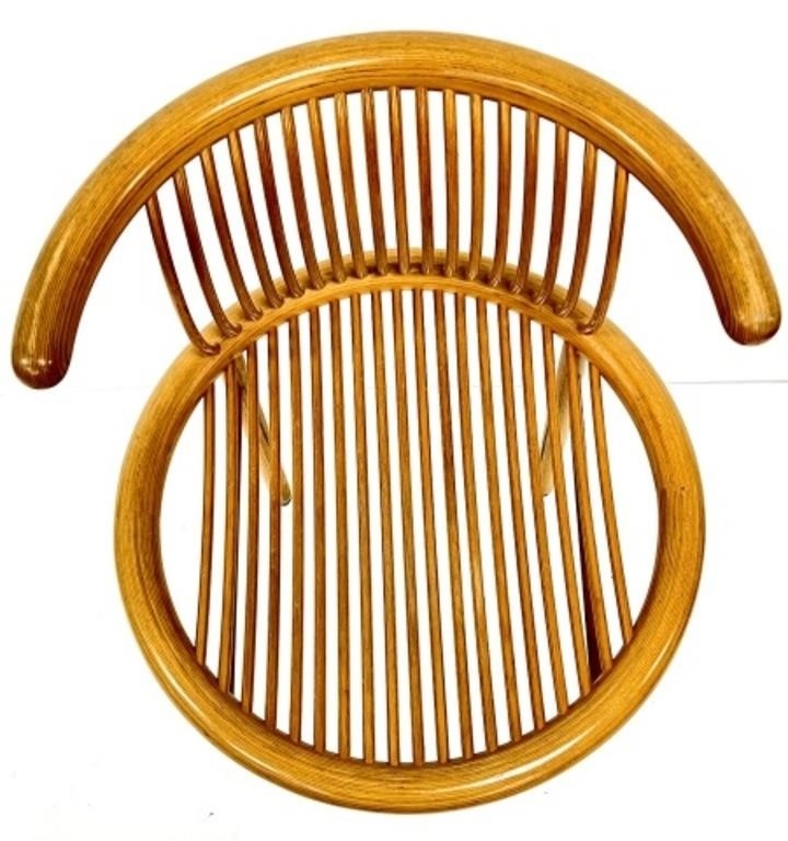 Artwork by Helmut Lubke, 4 Helmut Lubke Mid Century Dinning Chairs, Made of photo