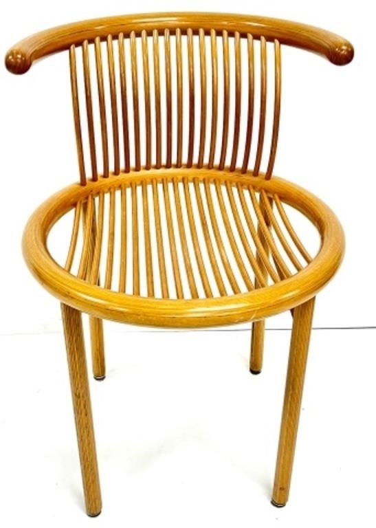 Artwork by Helmut Lubke, 4 Helmut Lubke Mid Century Dinning Chairs, Made of photo